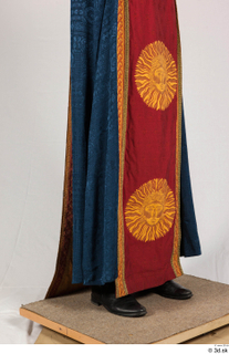 Photos Medieval Cardinal in Blue-Orange Habit 1 Red-Orange tabard Sun…